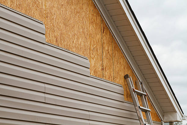 Professional Siding Contractor technician working in Saint Stephens Church, VA